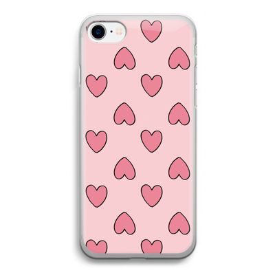 Ondersteboven verliefd: iPhone SE 2020 Transparant Hoesje