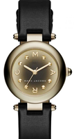Horlogeband Marc by Marc Jacobs MJ1467 Leder Zwart 14mm Horlogeband Marc by Marc Jacobs MJ1467 Leder Zwart 14mm
