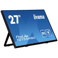 Iiyama ProLite Bonded PCAP 10P Touch Touchscreen monitor Energielabel: E (A - G) 68.6 cm (27 inch) 1920 x 1080 Pixel 16:9 5 ms HDMI, DisplayPort, USB-A 3.1 Gen