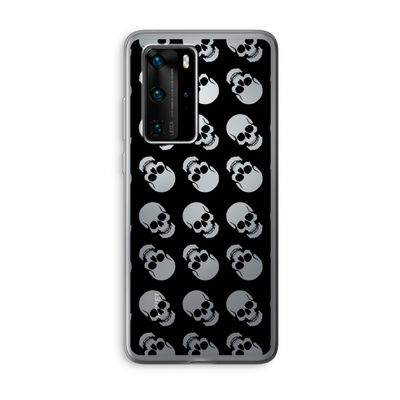 Musketon Skulls: Huawei P40 Pro Transparant Hoesje