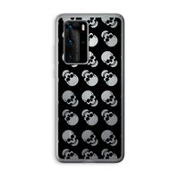 Musketon Skulls: Huawei P40 Pro Transparant Hoesje