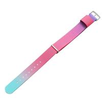 CAGARNY eenvoudige Fashion horloges Band zilveren gesp Nylon armbanden breedte: 18mm(Silver)