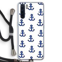 Ankers: Oppo A91 Transparant Hoesje met koord Ankers: Oppo A91 Transparant Hoesje met koord