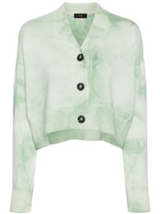 Alanui cardigan crop Magic Journey - Vert