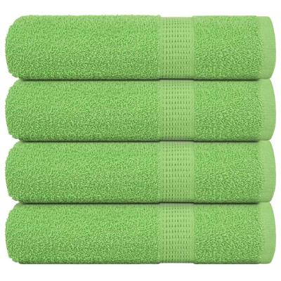 VidaXL Badhanddoeken 4 st 100x150 cm 360 g/m² 100% katoen appelgroen