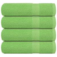 VidaXL Badhanddoeken 4 st 100x150 cm 360 g/m² 100% katoen appelgroen