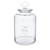 Glazen voorraadpot graveren