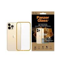 iPhone 13 Pro Max PanzerGlass ClearCase Antibacterial Case - Orange / Clear - thumbnail