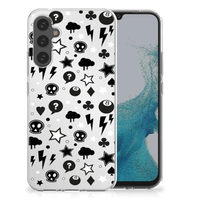 Silicone Back Case Samsung Galaxy A34 Silver Punk