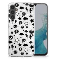 Silicone Back Case Samsung Galaxy A34 Silver Punk