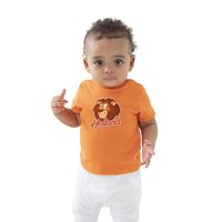 Oranje t-shirt Holland met cartoon leeuw Nederland supporter voor baby / peuters - thumbnail