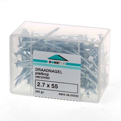 Draadnagels pk 2,7x55 vz (400gr)