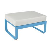 Fermob Bellevie 1-zitshocker Maya Blue - Off-White