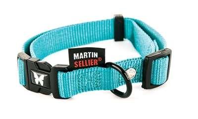MARTIN HALSBAND VERSTELBAAR NYLON TURQUOISE
