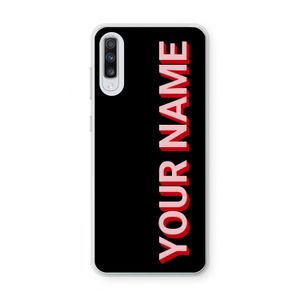 Namecase: Samsung Galaxy A70 Transparant Hoesje