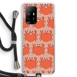 Krab: Oppo A94 5G Transparant Hoesje met koord