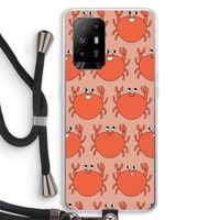 Krab: Oppo A94 5G Transparant Hoesje met koord