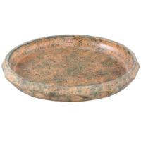 PTMD schaal lourdes geel/groen 35 cm | 6 stuks