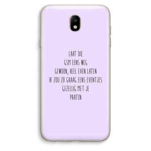 GSM: Samsung Galaxy J7 (2017) Transparant Hoesje