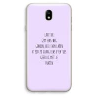 GSM: Samsung Galaxy J7 (2017) Transparant Hoesje