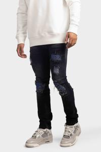 Richesse Force Deluxe Jeans Heren Zwart/Blauw - Maat 29 - Kleur: Zwart | Soccerfanshop