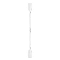 Basic Set van 2 aluminium peddels 130 cm