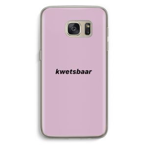 kwetsbaar: Samsung Galaxy S7 Transparant Hoesje