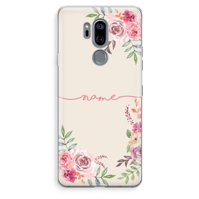Rozen: LG G7 Thinq Transparant Hoesje