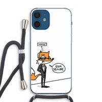 GSM secure: iPhone 12 Transparant Hoesje met koord