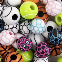 Creativ Company Sport kralen, d 10+11 mm, gatgrootte 1,5+3 mm, 270 gr/ 1 doos Creativ Company Sport kralen, d 10+11 mm, gatgrootte 1,5+3 mm, 270 gr/ 1 doos