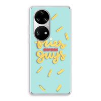 Always fries: Huawei P50 Pro Transparant Hoesje