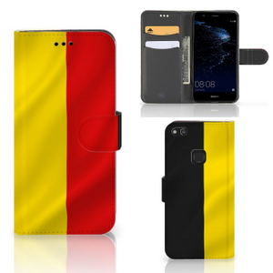 Huawei P10 Lite Bookstyle Case Belgische Vlag