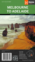 Wegenkaart - landkaart Melbourne to Adelaide | Hema Maps
