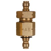KS Tools 150.2346 Dubbel adapterstuk M16x1,5 binnen- en buitenschroefdraad en 3/8 slangaansluiting