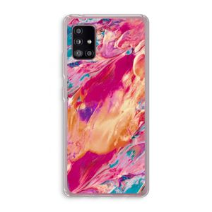 Pastel Echoes: Samsung Galaxy A51 5G Transparant Hoesje