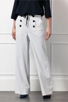 Studio Anneloes Lexie Sailor Bnd Pinstripe Trousers 12750 Broek 1169 Off White/dark Blue