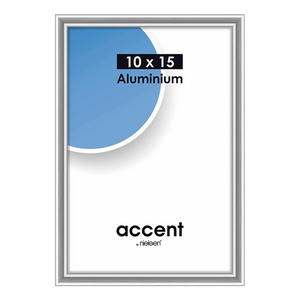 Nielsen Design nielsen fotolijst 51223 accent glanzend zilver 10x15 cm