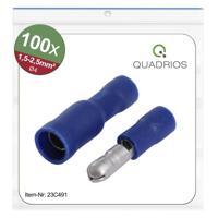 Quadrios 23C491 Ronde connector 1.5 mm² - 2.5 mm² Blauw 100 stuk(s) - thumbnail