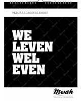 Mwah Verjaardagskalender