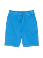 Stella McCartney Kids short en jean à lien de resserrage - Bleu