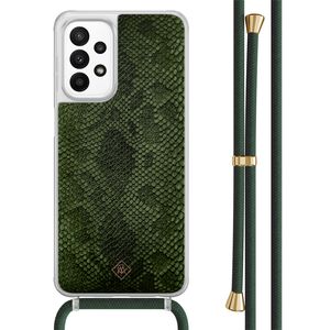 Samsung Galaxy A23 hoesje met koord - Snake mix