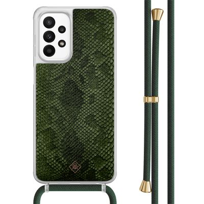 Samsung Galaxy A23 hoesje met koord - Snake mix