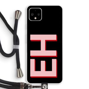 Monogram: Pixel 4 XL Transparant Hoesje met koord