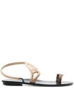 Giorgio Armani sandales à fini métallisé