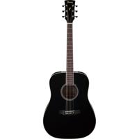 Ibanez PF15-BK dreadnought-model akoestische westerngitaar zwart - thumbnail