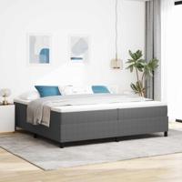Platform bedframe Lichtgrijs 200 x 200 cm Stof
