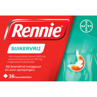 Rennie Suikervrij kauwtabletten bij brandend maagzuur, - thumbnail