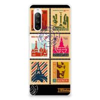 Sony Xperia 10 III | Silliconen Back Cover | Postzegels