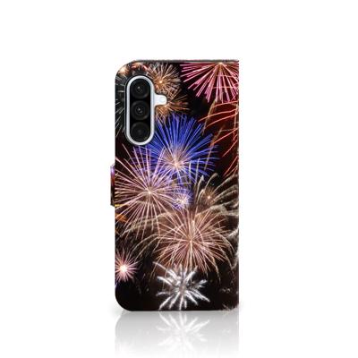 Samsung Galaxy A36 | Wallet Case | met Pasjes | Vuurwerk
