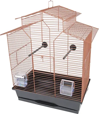 Interzoo vogelkooi Iza 2 koper zwart